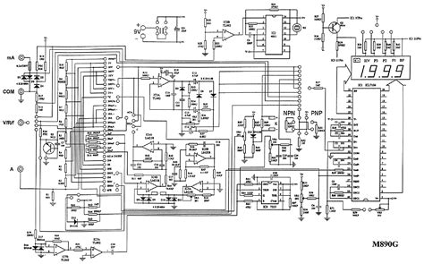 Dt 830b Digital Multimeter Schematic Diagram Dt9205a Multime