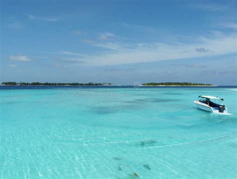 Maldives sea stock photo. Image of blue, scenic, ship - 50145310