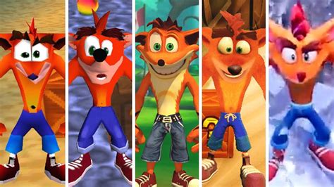 Evolution Of Crash Bandicoot 1996 2020 Youtube