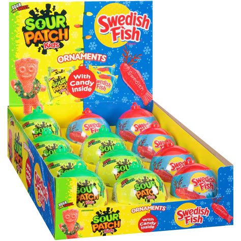 Sour Patch Kids And Swedish Fish Holiday Ornaments — Snackathon Foods