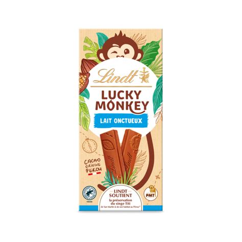 Lindt déploie Lucky Monkey une nouvelle gamme de tablettes engagées