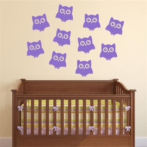 Owl Silhouette Wall Decal Set Of 10 Wall Decal World Available In