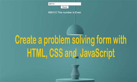 Find Odd Or Even Number With Javascript Problem Solve Doolot