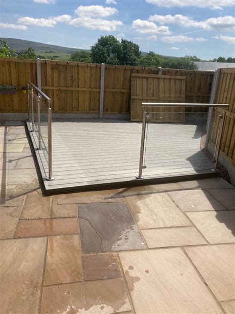 Glass Balustrade For Decking Rochdale J J Groundworks