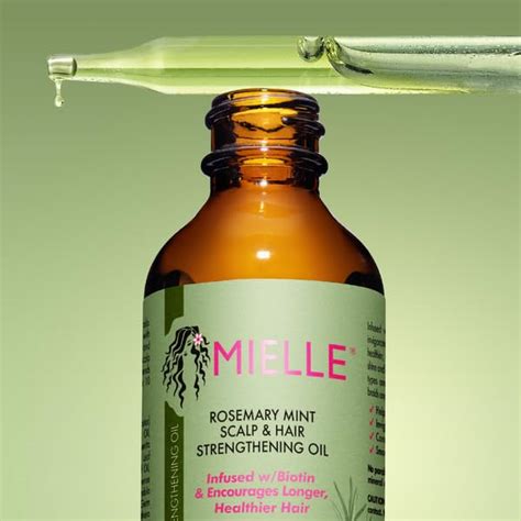 Mielle Organics Rosemary Mint Scalp And Hair Strengthening Oil For All Hair Types 2 Ounce Le