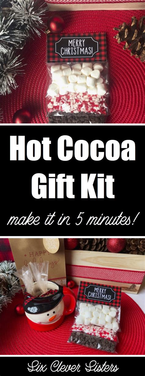 DIY Hot Cocoa Gift Kit Six Clever Sisters