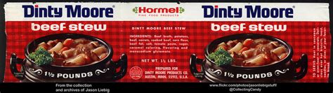 Hormel Dinty Moore Beef Stew 1 12 Pound Can Label Flickr