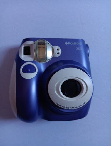 Polaroid 300 Instant Film Camera Purple And White UNTESTED EBay