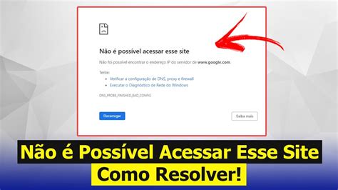 N O Poss Vel Acessar Esse Site Veja Como Resolver R Pido E F Cil