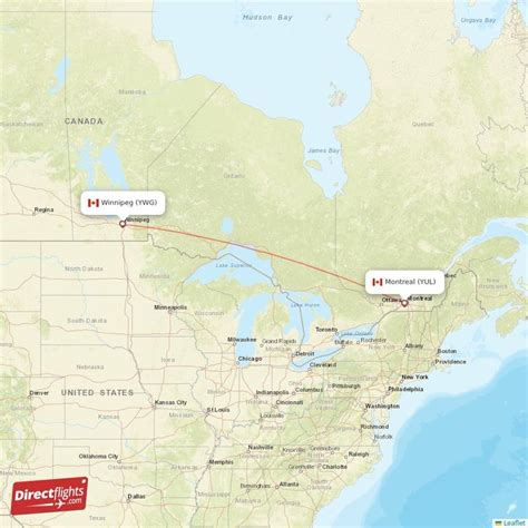 Direct Flights From Montreal To Winnipeg YUL To YWG Non Stop