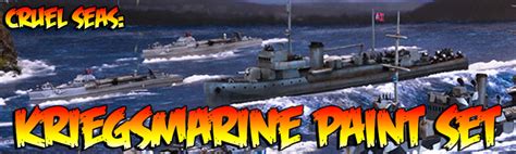 Cruel Seas Kriegsmarine Paint Set Warlord Games