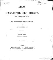 Atlas De L Anatomie Des Formes Du Corps Humain L Usage Des Peintres