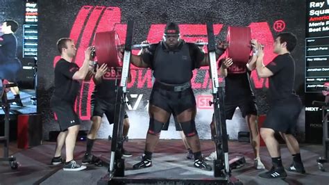 Ray Williams Raw Squat World Record 490kg1080lbs Youtube