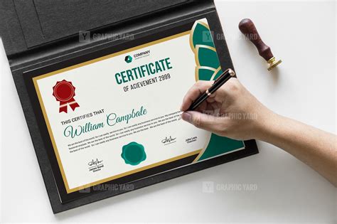 High Resolution Certificate Template · Graphic Yard Graphic Templates