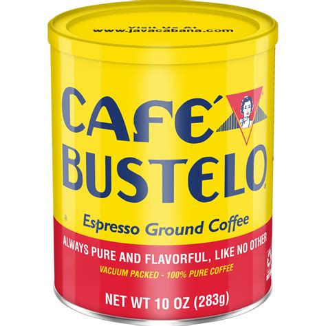 Caf Bustelo Espresso Style Dark Roast Ground Coffee 10 Oz Can