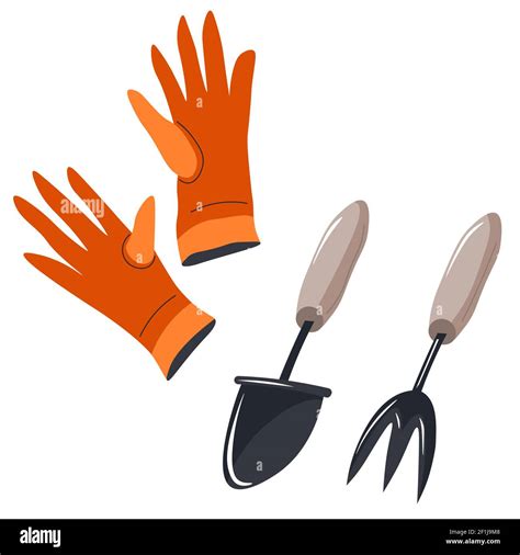 Instruments And Tool For Gardening And Agriculture Stock Vector Image