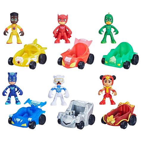 Buy Pj Masks Power Heroes Racer Collection Preschool Toy With 6 Action