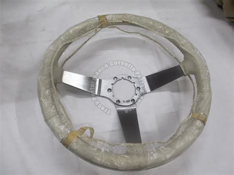 1977 78 79 Corvette Nos Oyster Leather Steering Wheel Tracy