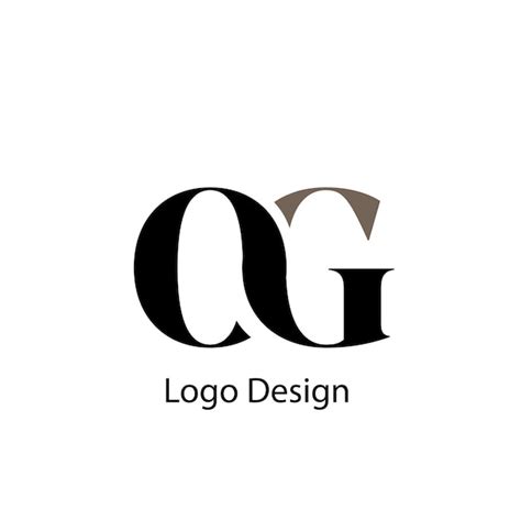 Buchstaben Des Alphabets Initialen Monogramm Logo Og Go Og Premium Vektor