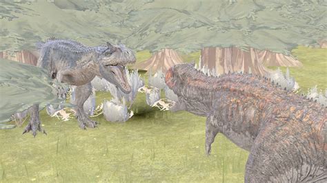 Allosaurus Vs Demon Carnotaurus By Stiggo Stygimoloch On Deviantart