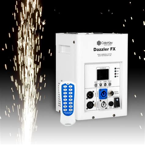 Dazzler FX Cold Spark Machine White ColorKey