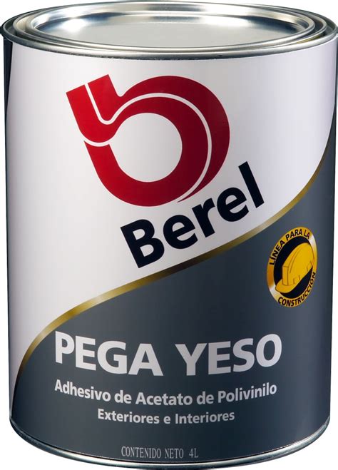 Berel Pega Yeso Bote 4lt MercadoLibre