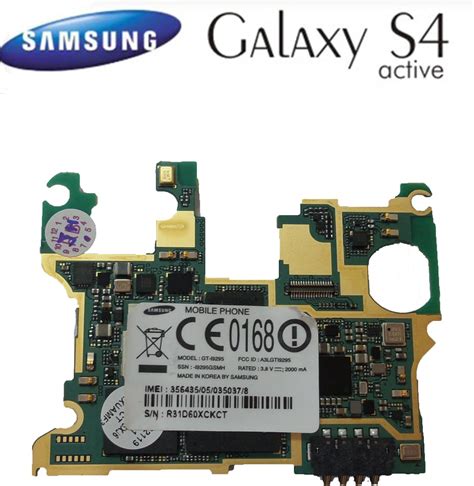 RBE Placa Base Carte mère Samsung Galaxy S4 Active GT I9295 16 Go Libre