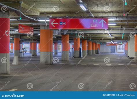 Shopping Mall Parking Lot stock image. Image of arrow - 53999297