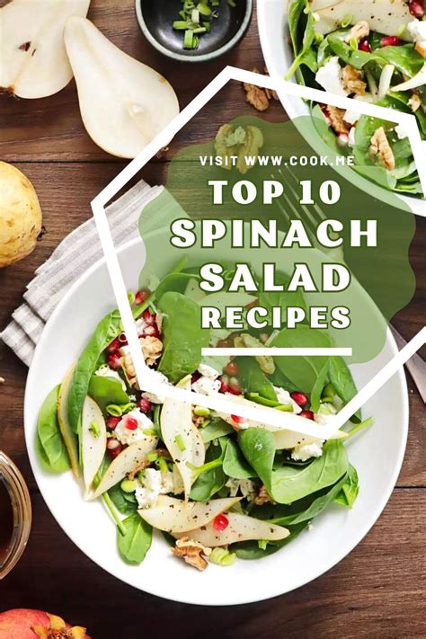 Top 10 Spinach Salad Recipes Cookme Recipes