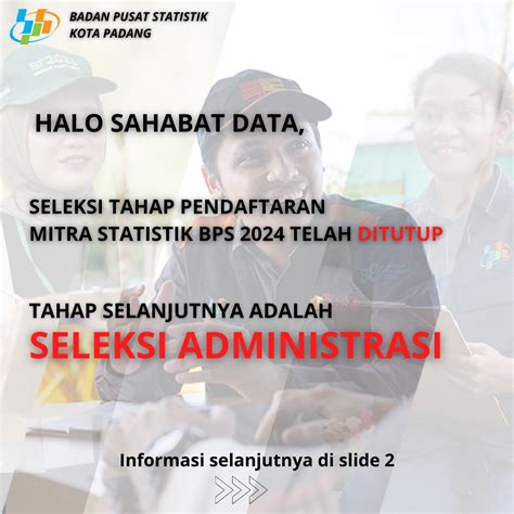 Seleksi Administrasi Rekrutmen Mitra Bps 2024 Berita Badan Pusat