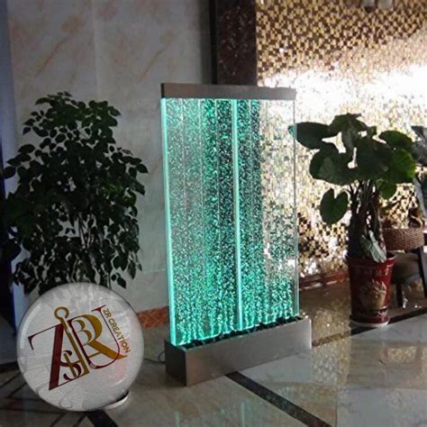 Water Panel Fiber Glass Acrylic Bubble Wall Kolkata Height 7 Feet At