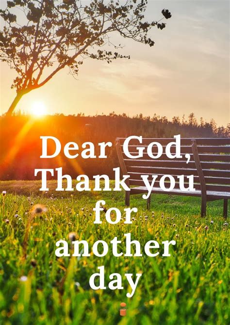 Dear God Thank You For Another Day Good Morning Nature