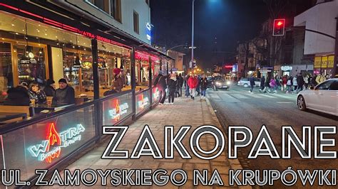 Zakopane Mo E Niegu Nie Ma Ale Turyst W Du O Asmr