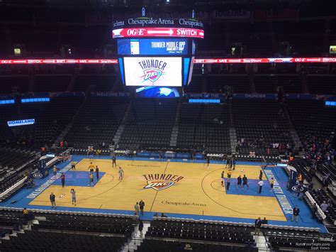 Chesapeake Energy Arena Section 308 Oklahoma City Thunder