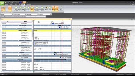 Cement Mill 4d Construction Simulation Synchro Software Youtube