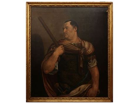 Flemish School Th Century Portrait Of Emperor Vitellius By