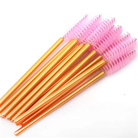 Pcs Golden Brush For Eyelash Eyebrow Free Shipping High Quality