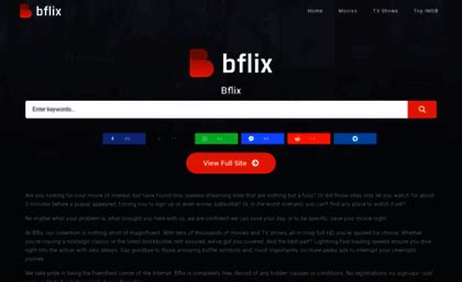 Bflix.pw website. Bflix - Watch Movies Online Free - Stream Tv Series ...
