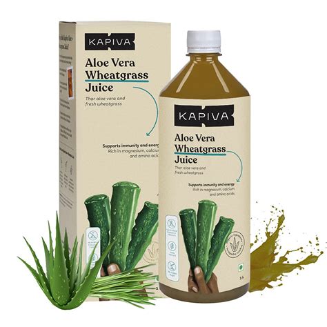 Kapiva Aloe Vera Wheatgrass Juice 1 L Price Uses Side Effects