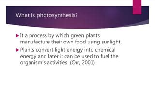 Photosynthesis Ppt