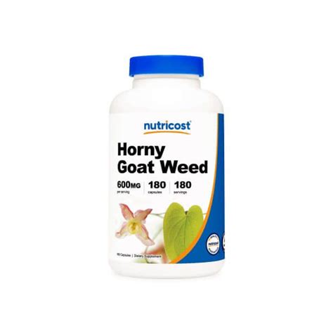 Nutricost HORNY GOAT WEED Capsules 180 Serve 180c SuppKings Nutrition