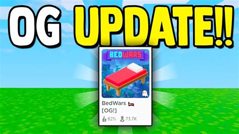 Og Bedwars Is Back Roblox Bedwars Youtube