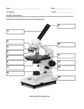 Microscope Parts Lab Quiz Diagram Quizlet