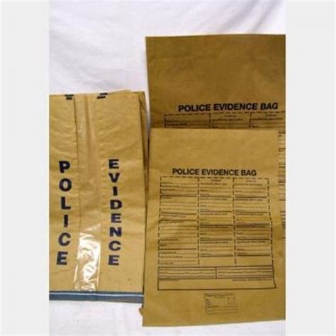 Paper Police Evidence Bags Assorted Sizes Stockyard Prop And