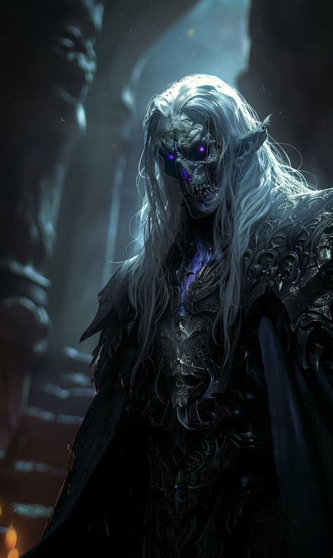 Drow Lich In 2024 Dark Fantasy Dark Elf Fantasy Creatures