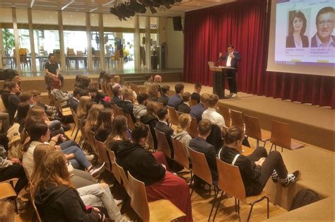 Vortrag Riesige Chancen und Möglichkeiten Martin Schleyer Gymnasium