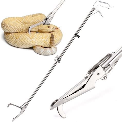 Amazon Hiceeden 47 Professional Stainless Steel Snake Tongs