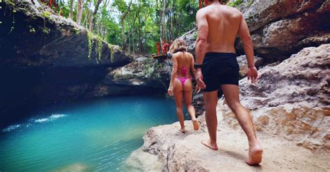 Cancún Cenotes Adventure with Tequila Tasting Mayan Snack GetYourGuide