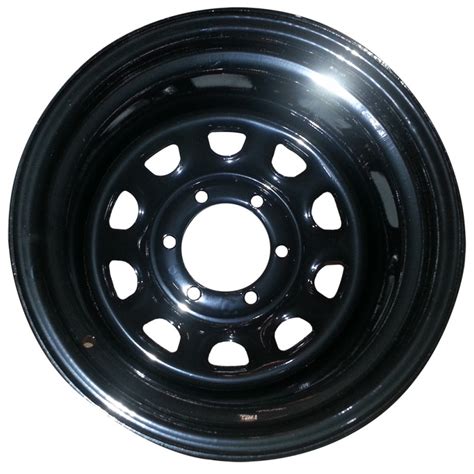 Roda Daytona Black Em A O Estilo Mangels X Furos De Para