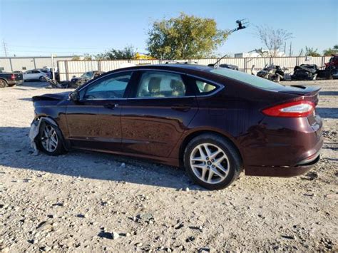 2013 Ford Fusion Se Photos Tx Ft Worth Repairable Salvage Car Auction On Fri Jan 26